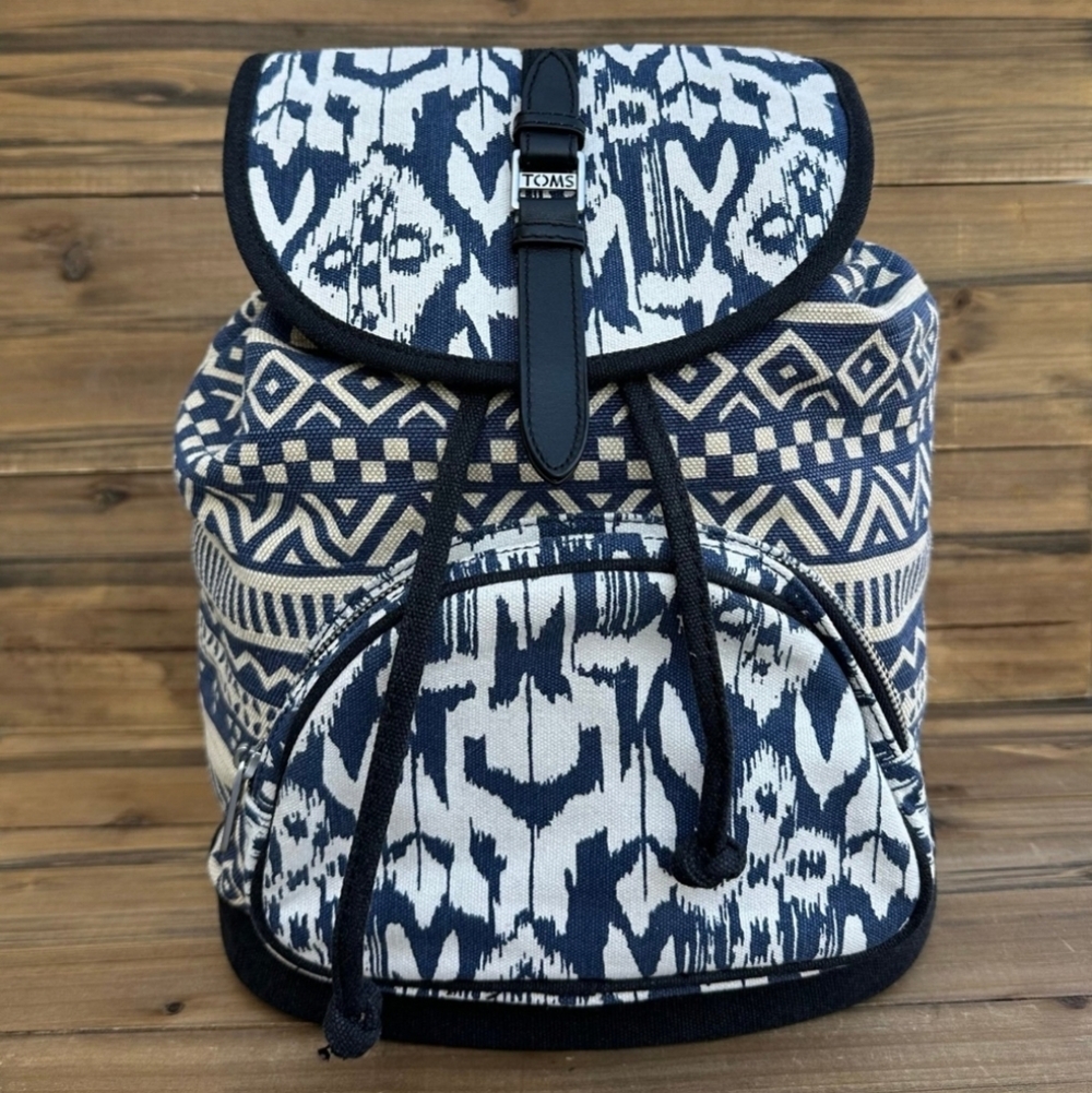 Toms Trekker Canvas Tribal Print Backpack